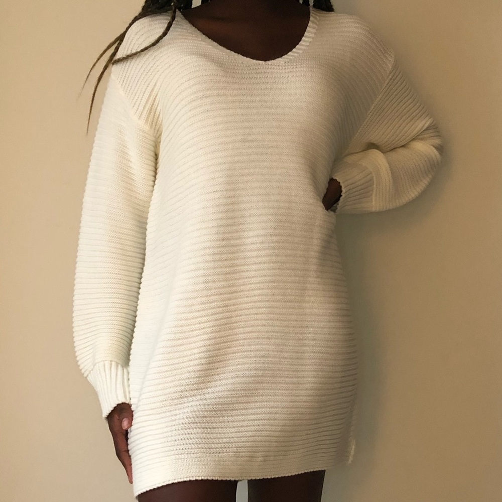 Ivory Sweater Dress